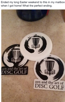 zen and the art of disc golf book fan image38
